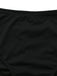 Schwarzer Vintage-Tankini mit gekreuzten Cut-out-Details und Schnürung im Stil der 1940er Jahre