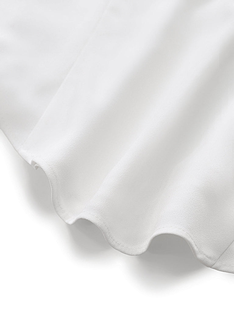 Nahaufnahme der Textur eines weißen Stoffes