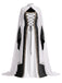 80er Halloween Hofkostüm mit Kleid und rückenfreiem Cape
