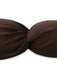 80er Satin-Bikini-Set mit Rüschen und Sonne