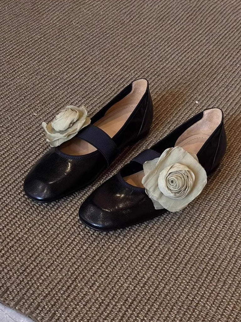 Schuhe mit Blumen, Mary Jane und 3D