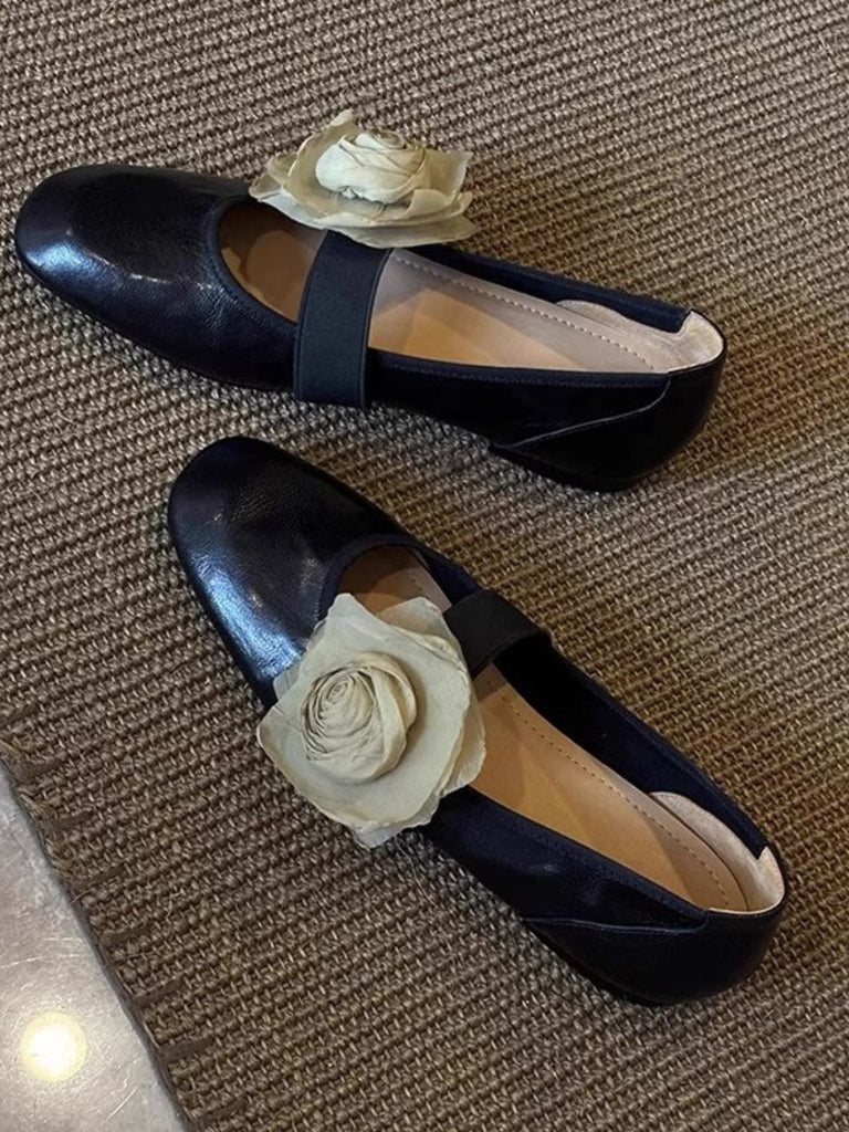 Schuhe mit Blumen, Mary Jane und 3D
