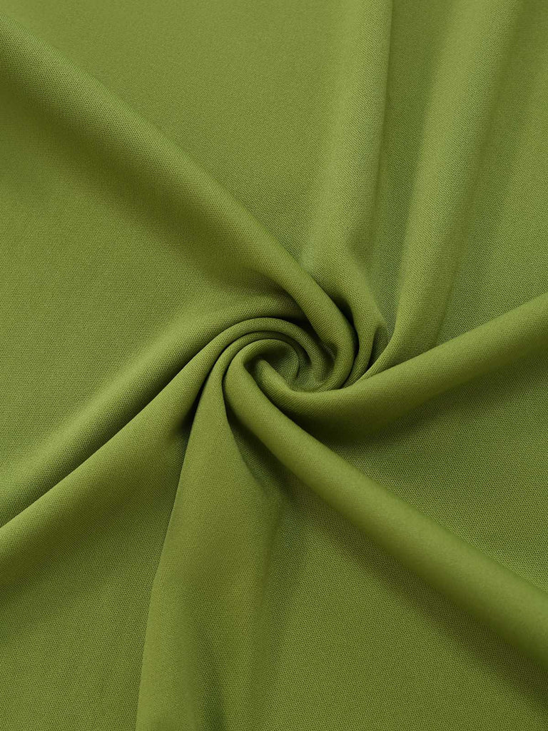 1960er Transparente Fransen Gürtel Enges Kleid