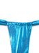 Blau 1970er Muschel & Seestern Bikini Set