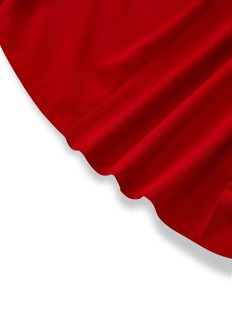 2PCS 1960er Ärmellos Weste & Gürtel Taille Hose