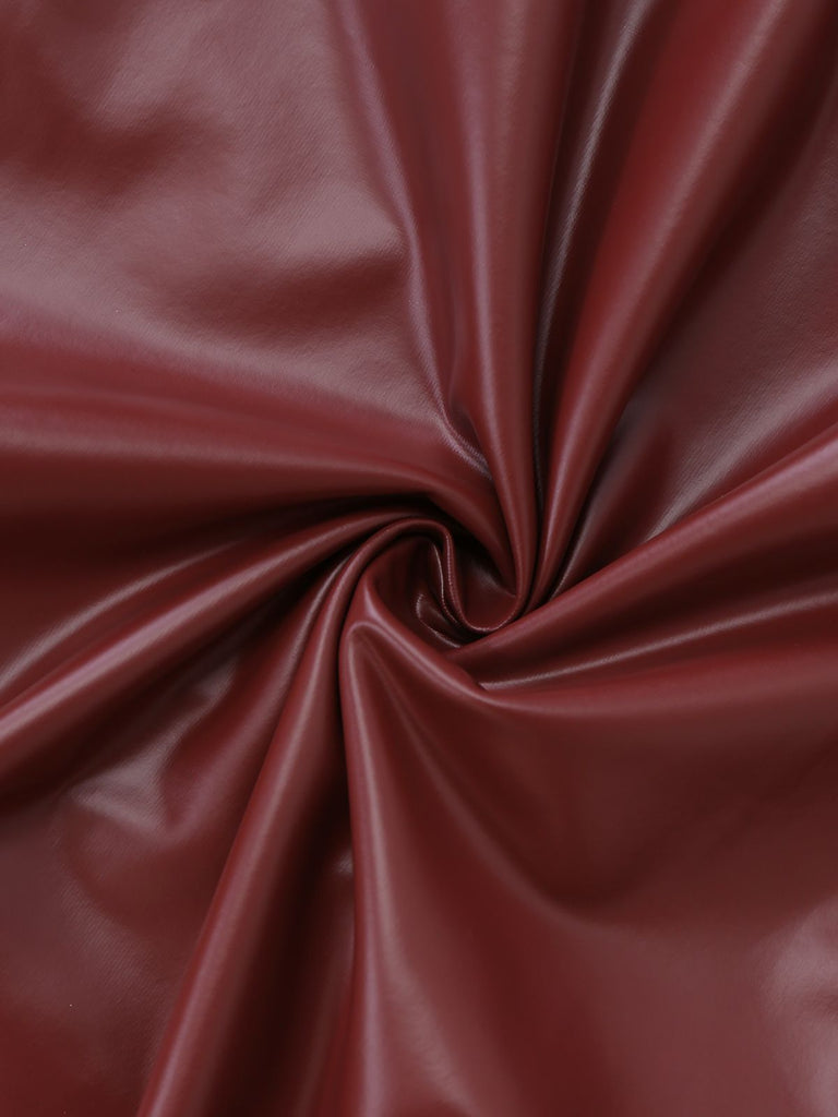 1940er PU Leder Gürtel Trägerlos Jumpsuit