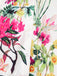 50er Shirtkleid mit Blumen-Print und Neckholder