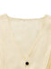 1970er Solide Taille-Tie V-Ausschnitt Weste
