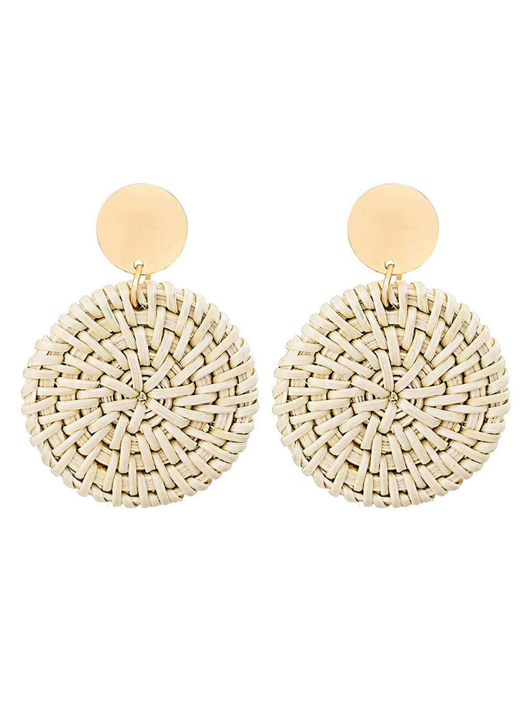 Retro Geometrisch Strandurlaub Gehäkelte Ohrringe