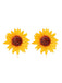 Vintage Gelb Sonnenblumen Ohrringe