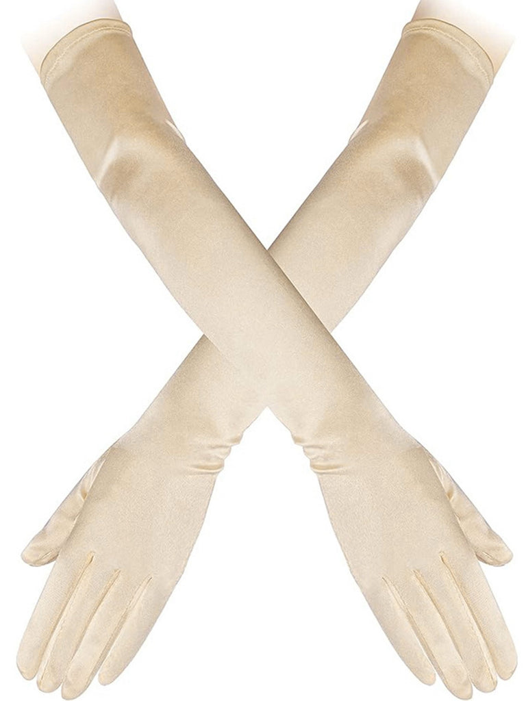 stirnband und handschuhe 4PCS 1920er Feder Stirnband Handschuhe Zubehör Set – retro stage-German