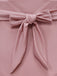 Rosa 40er Badeanzug mit Neckholder und Criss-Cross