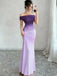 Lila 30er schulterfreies Maxikleid mit rückenfrei und Ombre