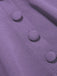 Lila 50er Kleid mit Reverskragen und A-Linie