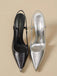 Pumps mit Spitz und Slingback