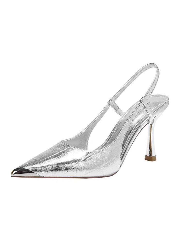 Pumps mit Spitz und Slingback