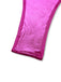 Rosaroter 70er Badeanzug mit Cut-out und Metallic