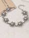Vintage Armband mit Strass und Edelweiss