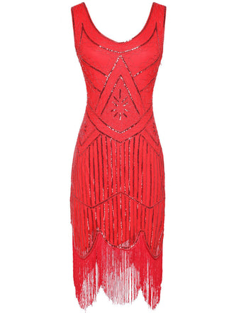 1920ER PAILLETTEN FEANSEN FLAPPER BALLKLEIDER