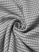 Grau 1950er Hohe-Taille Plaids Tasten Rock