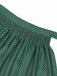 3PCS Grün 1950er Oktoberfest Dirndl Schlüsselloch Spitze Top & Kleid