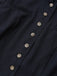 Schwarz 1950er Oktoberfest Stehkragen Langarm Jacke