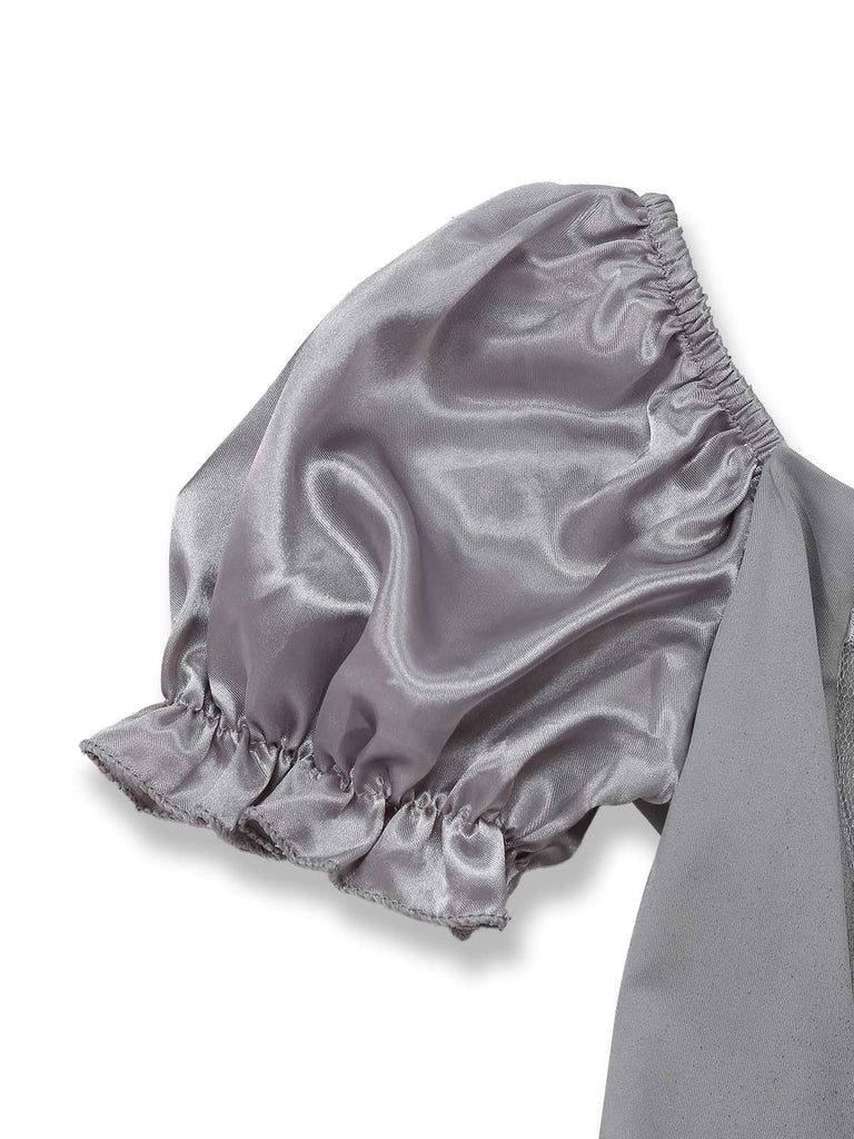 Grau 1950er Geisterbraut Zombie Tutu Kleid