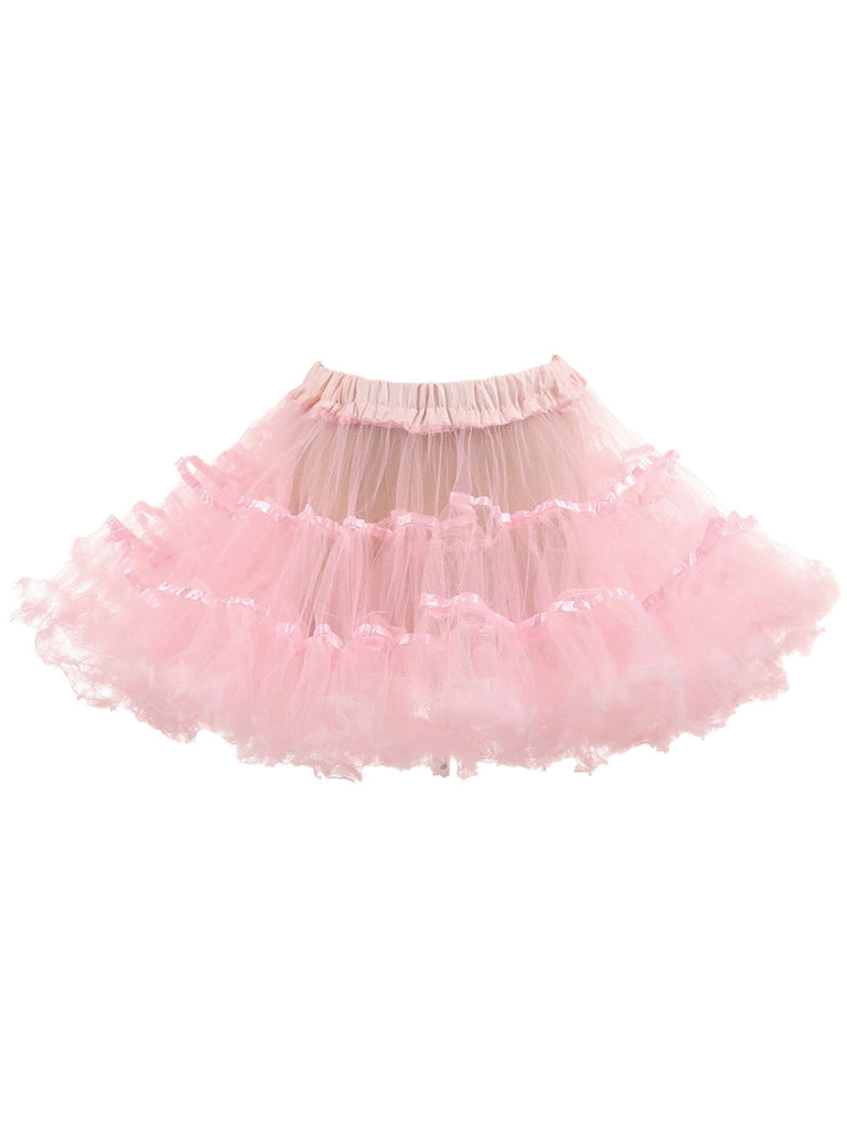 1950er Netz Farbe Bindung Unterrock Petticoat