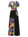 Multicolor 1940er Nightmare Before Christmas Sally Jumpsuit