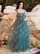 Grün 1930er Blumen Netz Stäbchen Schnürung Kleid