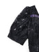 Schwarz 1950er Gothic Hexe Braut Spitze Besticktes Kleid