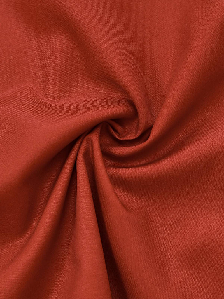 Rot 1950er Gitarre & Hinweise Revers Kleid