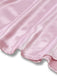 [Vorverkauf] Rosa 1950er Stickerei Blumen Netz Satin Nachthemd