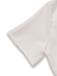 Beige 1970er Zweireihig Revers Plissiertes Kleid