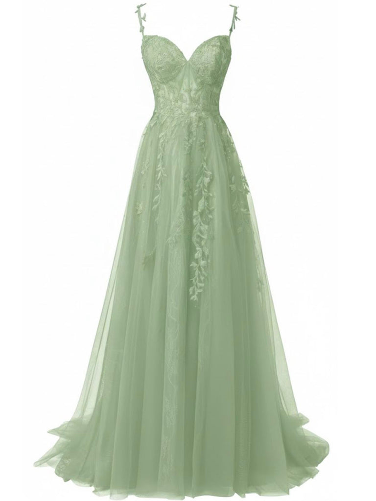 Rot 1930er Spaghetti Träger Spitze Tüll Maxi Kleid