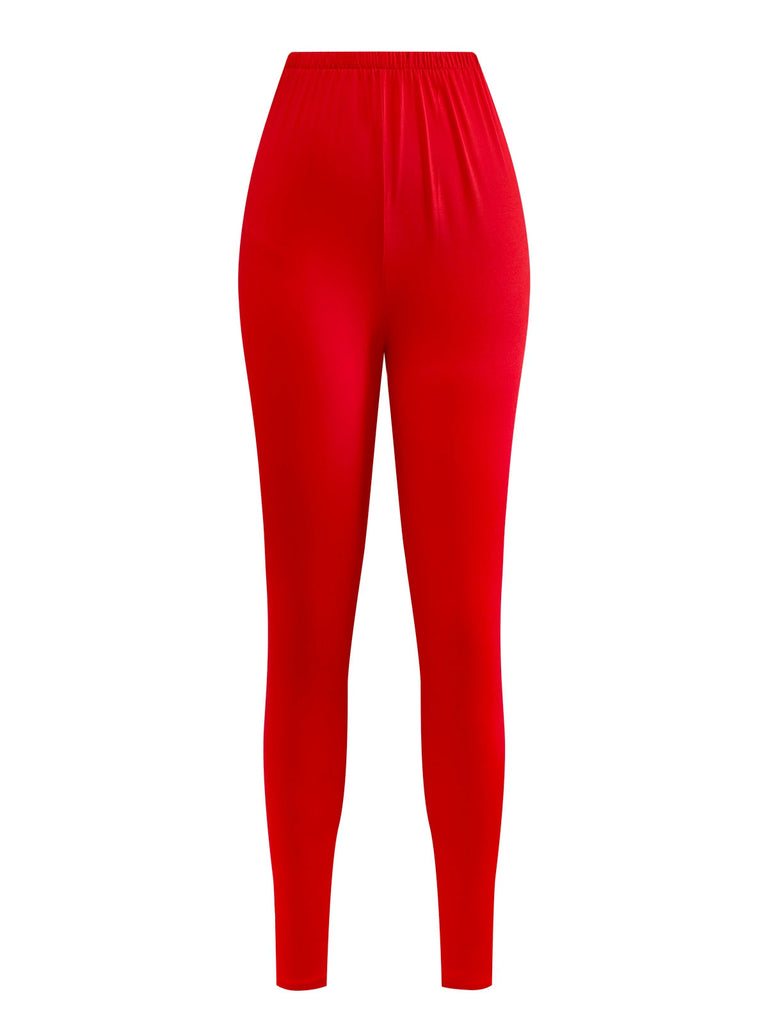 Rosa 1950er Weihnachten Elf Plüsch-Gekantet Kleid Set