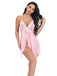 1980er Spitze Satin Band Babydoll Dessous Set