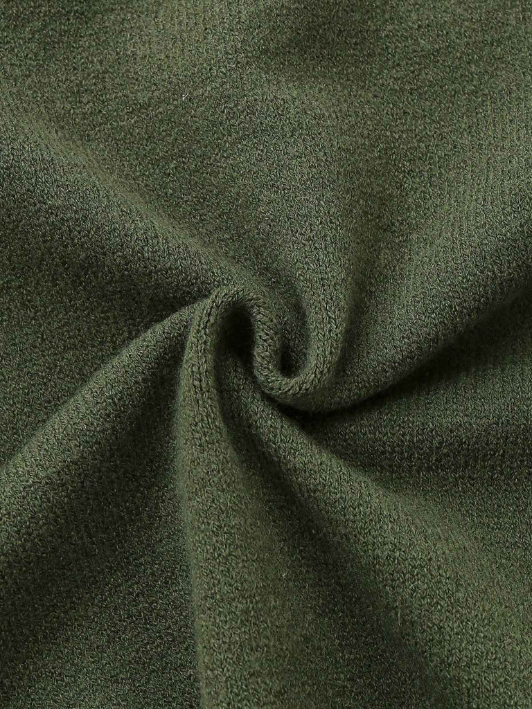 1980er Sonne Mond Bestickt Laternenärmel Stricken Cardigan