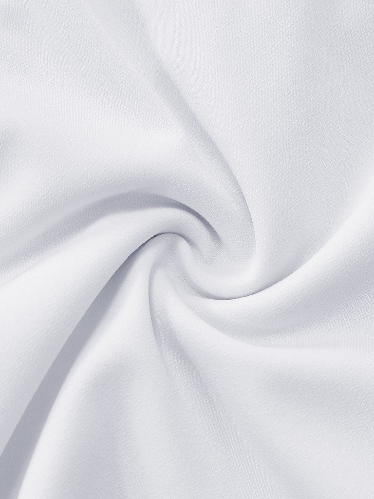 [Vorverkauf] Blau 1940er Farbblock U-Ausschnitt Romper