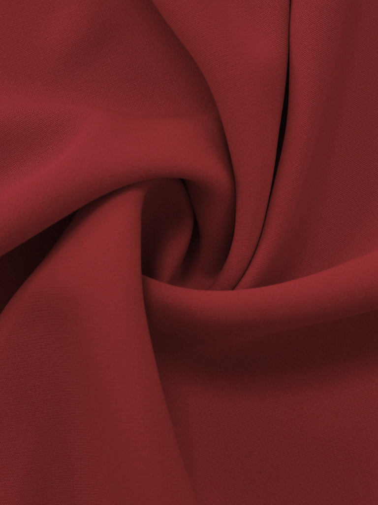 Rot 1950er Matrosenkragen Gürtel Ärmellos A-Linie Kleid