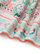 Orangefarbenes 1970er Boho-Pastelldruck-Knopf-Kleid mit Taillenbund