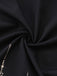 Schwarzer 50er Jumpsuit mit V-Ausschnitt und Hohe Taille