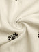 Beige 1970er Bohemian Wide-Träger Gerüschtes Kleid