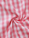 Rosa 50er Midikleid mit Gingham und Keyhole