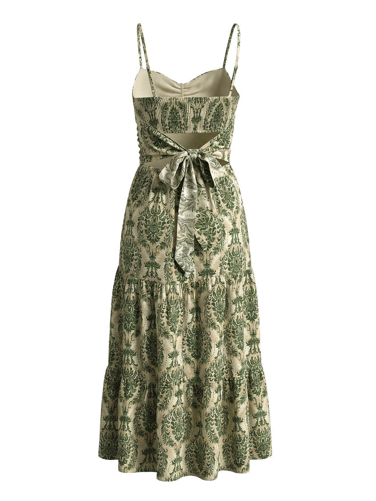50er Kleid mit Spaghettiträger und Herzausschnitt