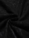 Schwarzes 60er Midikleid mit Blumen-Spitze