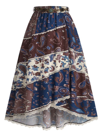 [Pre-Sale] 1970s Floral Lace Vintage Classic Dress 19