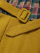 Braunes 60er Bleistiftkleid mit Karomuster