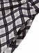 Schwarzes 50er Swingkleid mit Neckholder und Karo
