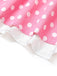 Rosa 50er Kleid mit Polka-Dots und Gürtel